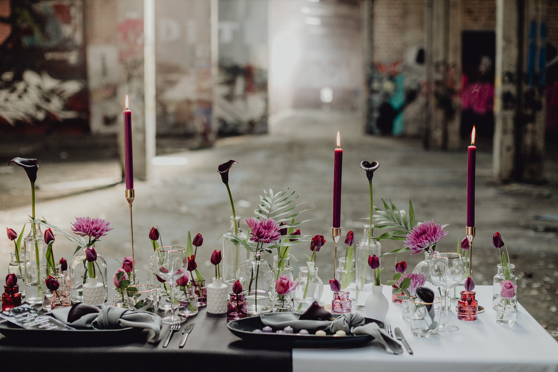 Dark Urban Wedding Styled Shoot