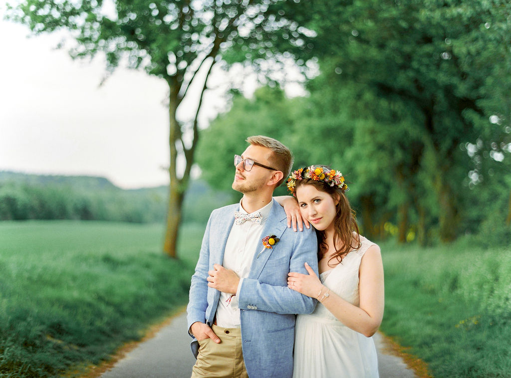 Bunte Boho-Hochzeit im Landhaus Westerhof